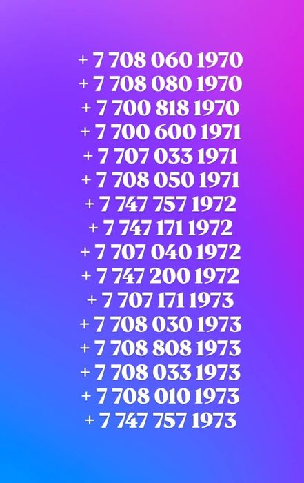 номера Актив Кейселл Теле 2 Билайн