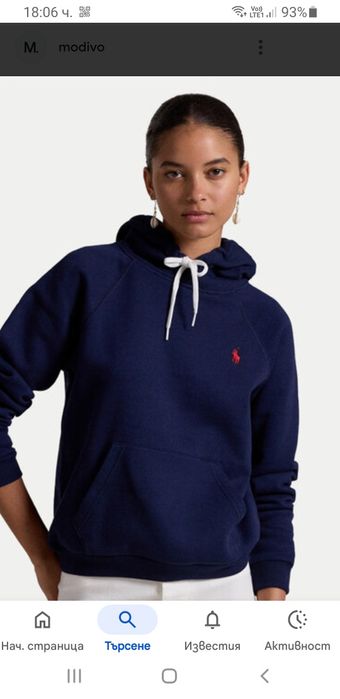 POLO Ralph Lauren  Cruise Navy  M НОВО! ОРИГИНАЛ! Дамски Суичър