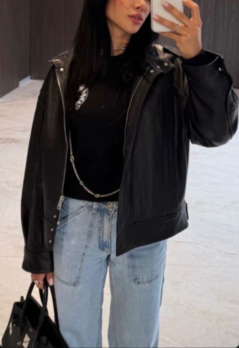 Zara limited кожено яке