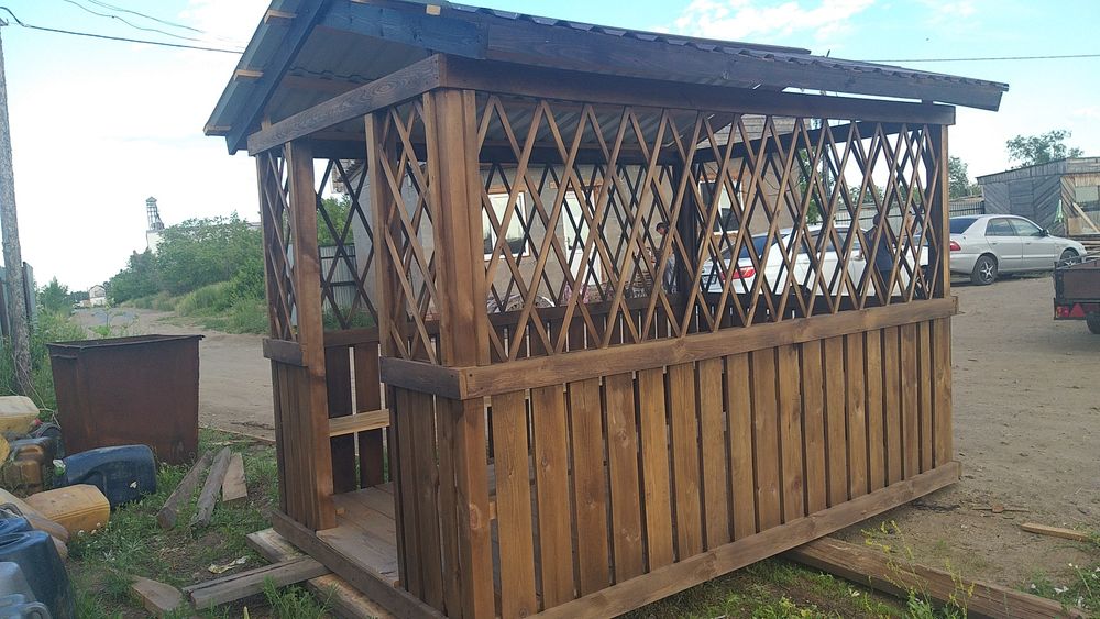 Деревянные беседки