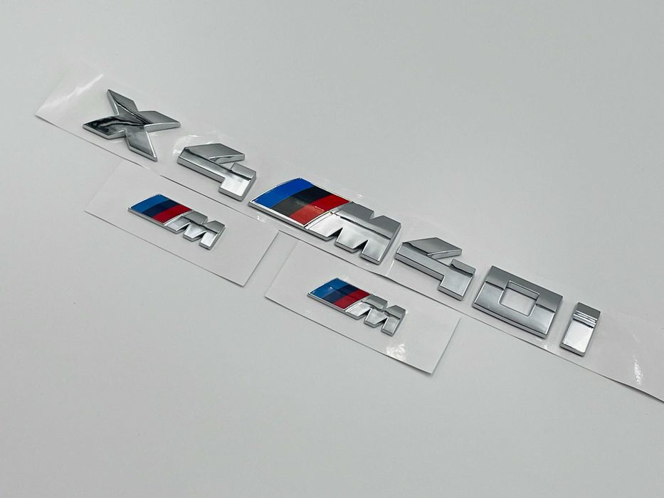 Set Embleme Compatibile BMW X4M40i crom