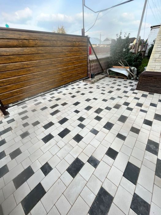 Укладка брусчатки