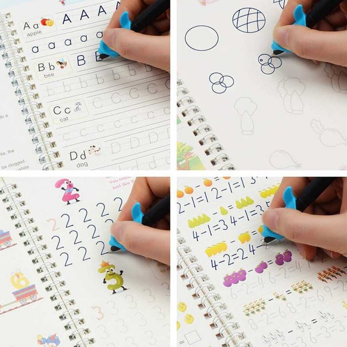 Комплект 4 тетрадки Sank Magic Practice Copybook, английски, +3г