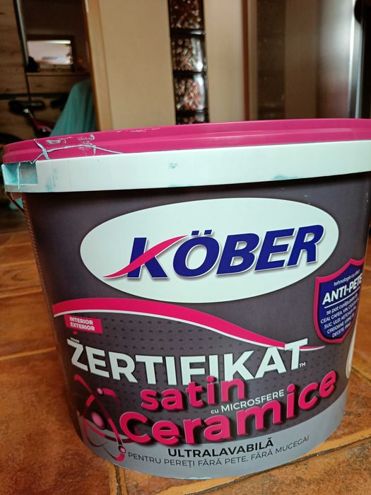 Kober Zertifikat satin ceramic interior/exterior 15L, culoare Jad-J3