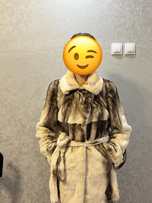 Норковая шуба , стриженна норка