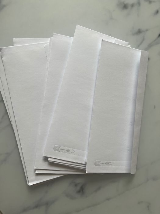 Бял плик за писмо 110mm x 220mm