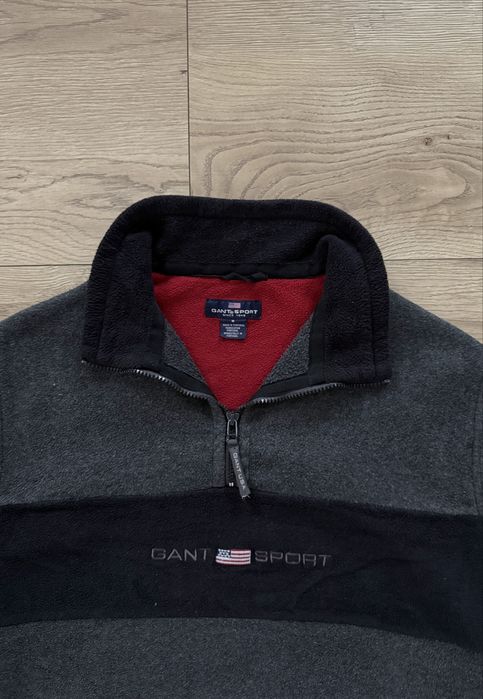 Bluza GANT USA cu Guler Gri Barbati | Marime M