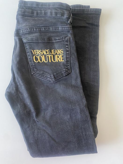 Дънки черно Versace