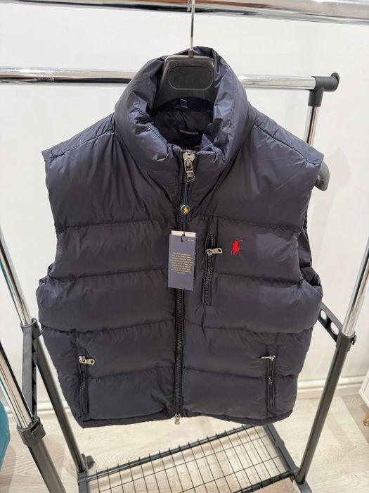 Vestă RL bleumarin, doublezipper