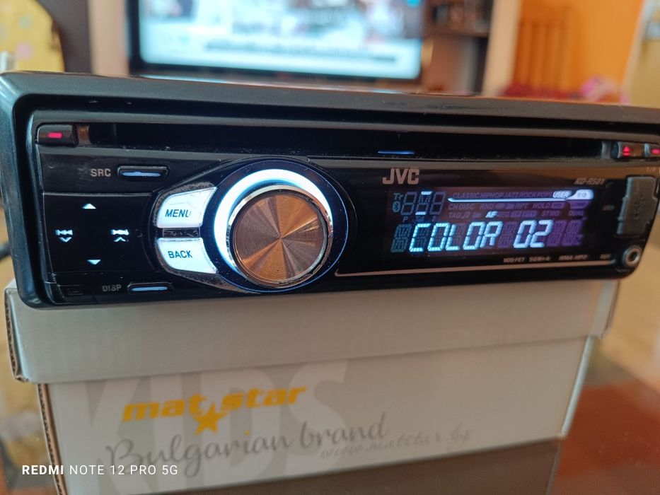 Jvc kd-r501 автомобилен сд плеър cd player