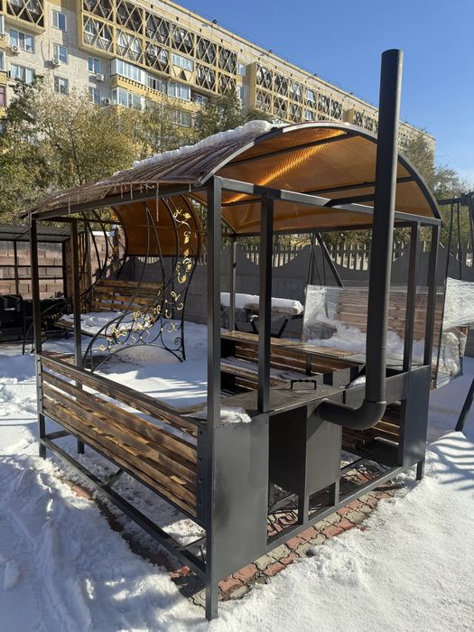 Новый мангал беседка