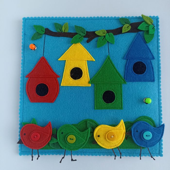 Развивающие планшеты из фетра