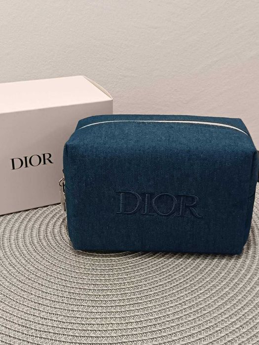 DIOR несесер от деним нов