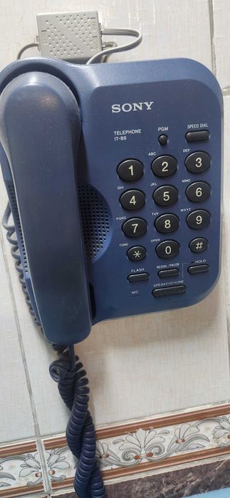 Телефон SONY стационарный проводной