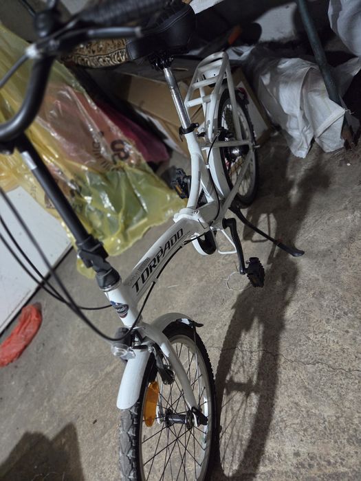 Bicicleta Torpado pliabila alba