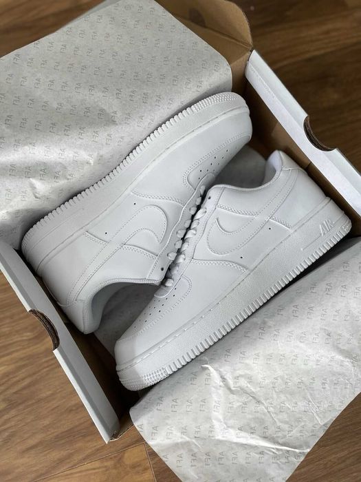 #WOW# Nike Air Force 1 Low Triple White - PREMIUM - Verificare Colet