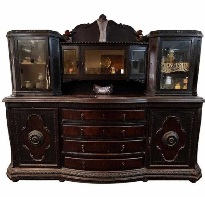 Vand sufragerie din lemn masiv stil Neo-Renaștere cu influențe Baroc