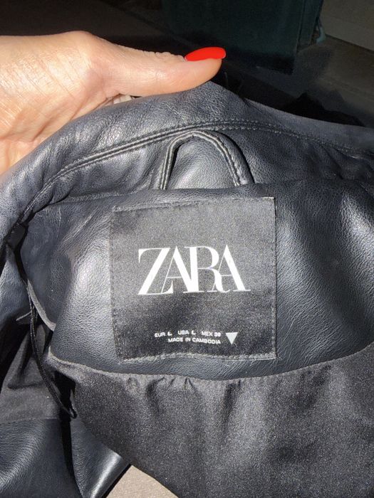 Куртка zara под кожу