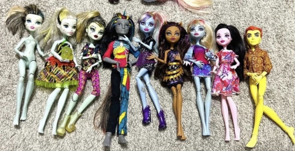 Barbie Monster high Clopo Moana Doremi Lol,Sindi