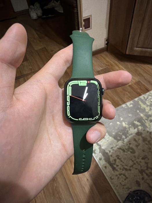 Apple watch 7 45 mm зеленые