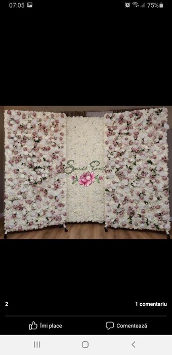 Panouri foto photocorner panouri florale bancute