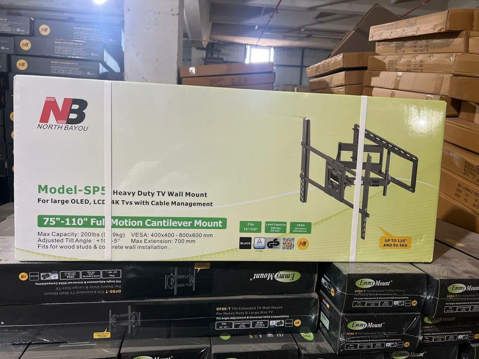 Кронштейны все виды для LCD/ LED/ SMART телевизоров 32,43,55,65