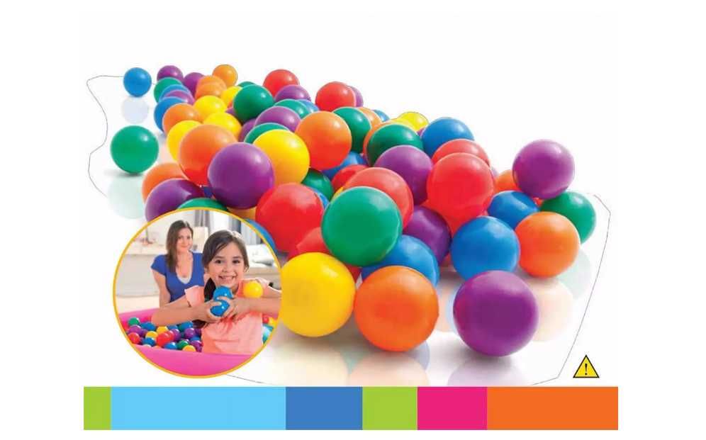 Шарики Intex-500 штук в пакете Доставка бесплатно