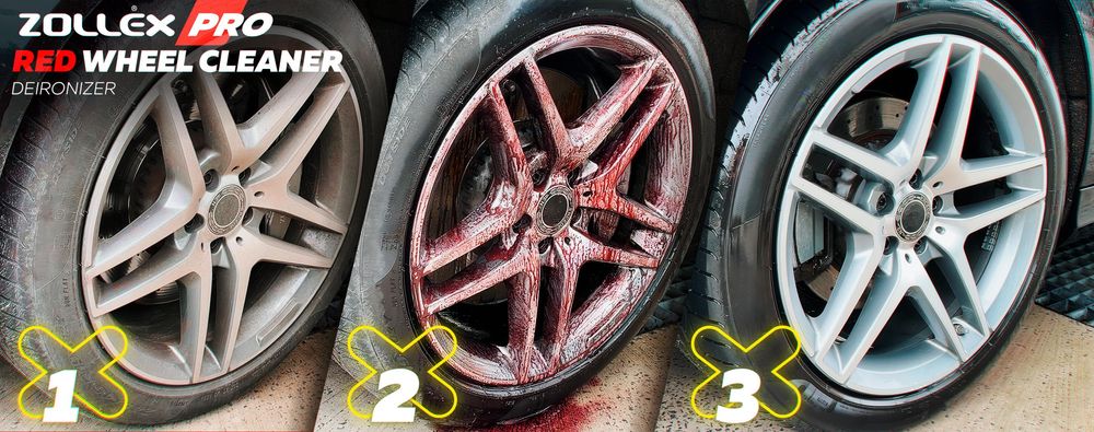 препарат за почистване на джанти zollex wheel cleaner professional ...