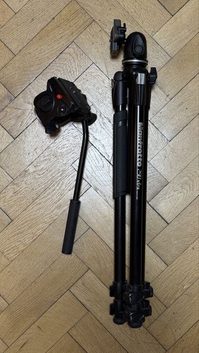 Manfrotto 290 Xtra Aluminium - trepied foto-video & cap cu bila sau cap video