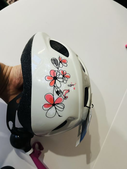 Детска каска за велосипед + тромби