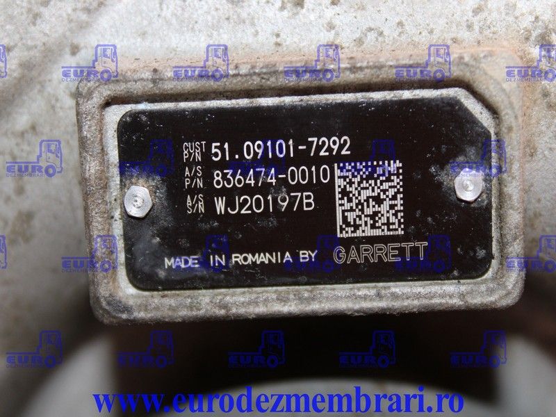 turbosuflanta man d2676 51.09101.7292