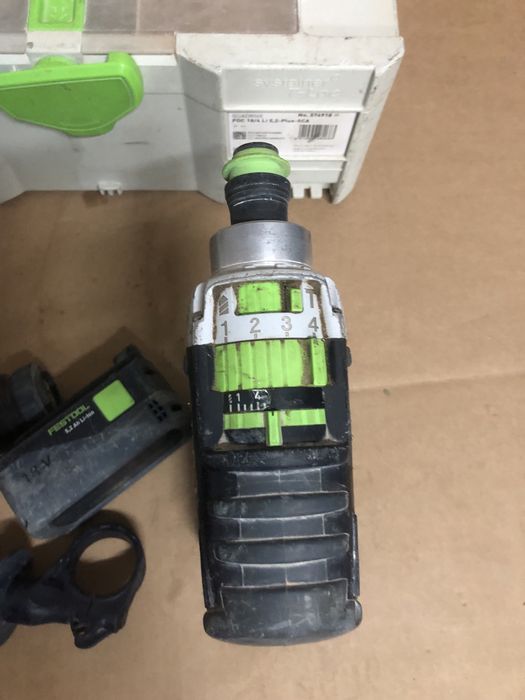 Festool pdc 18/4 masina de gaurit cu percutie la set