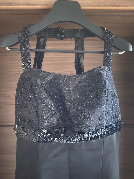 Официална сатенена рокля S + чанта