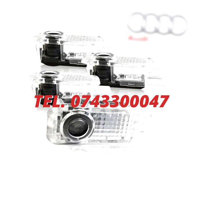 Set Proiectoare Logo Portiera Audi A3 A4 A5 a6 a8 q3 q5 Q7