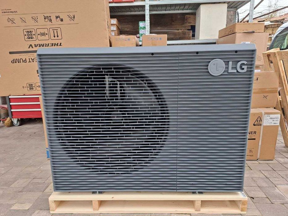 Термопомпа въздух-вода - LG Therma V Monoblock 16kW|Отопление + охлаждане