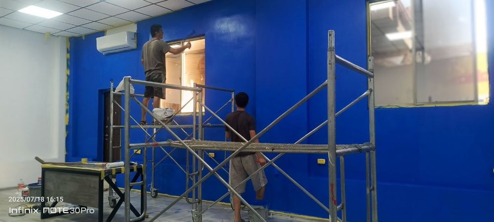 Поклейка обойев обой епиштриш oboy laminat  ламинат эмуляция