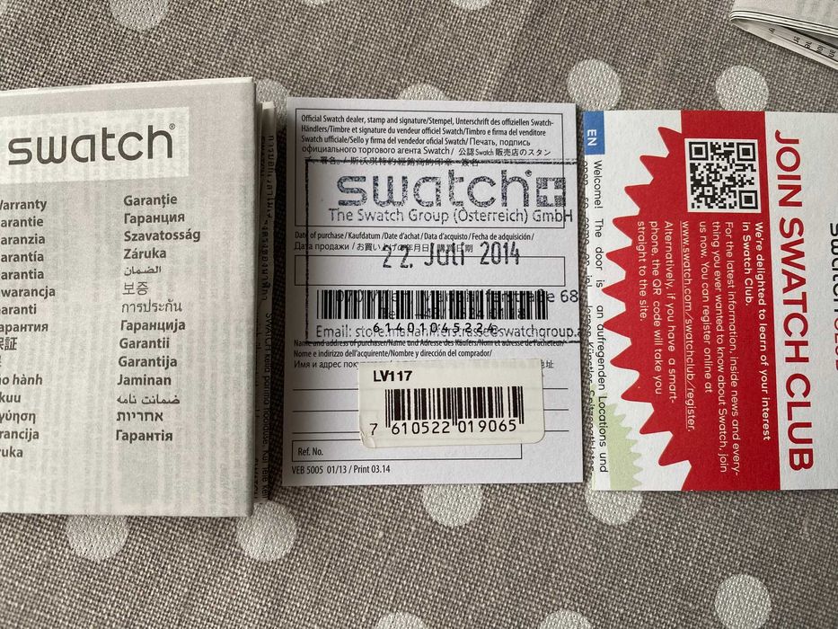 Часовници Swatch Dip и Swatch Originals Fun In Blue