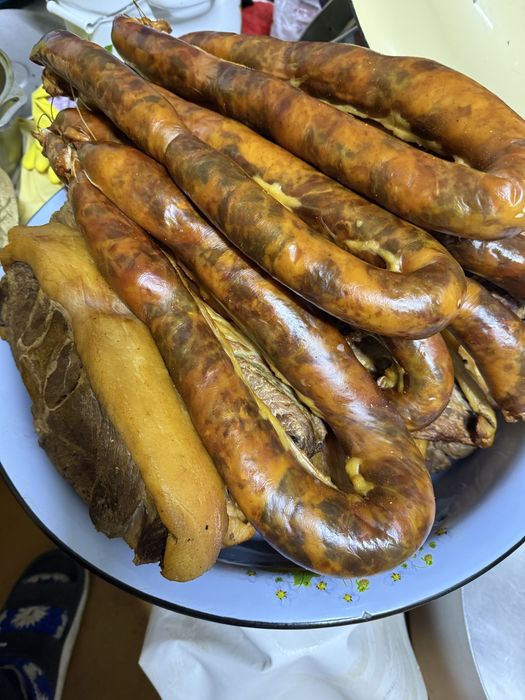 Копчение мяса на березе!