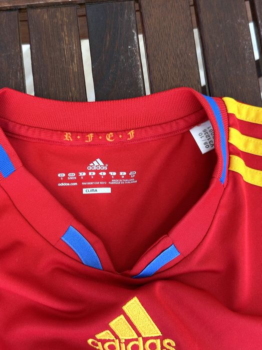 Мъжка тениска Adidas Climacool (Spain Home 2010) - размер S, Отлично състояние