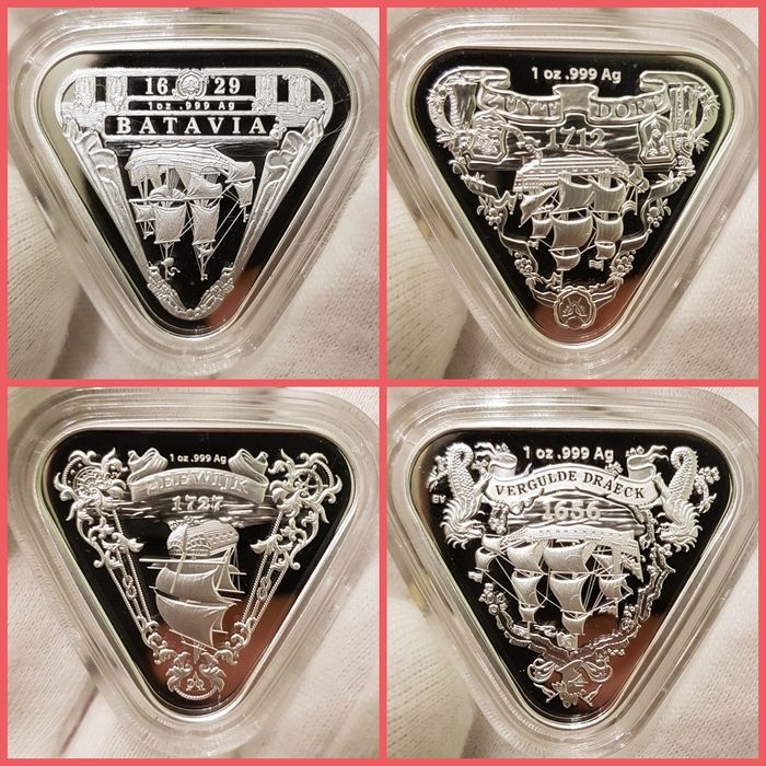 Naufragii Australiene Simpson monede lingou argint 999