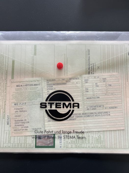 Remorca cu prelata stema ca noua