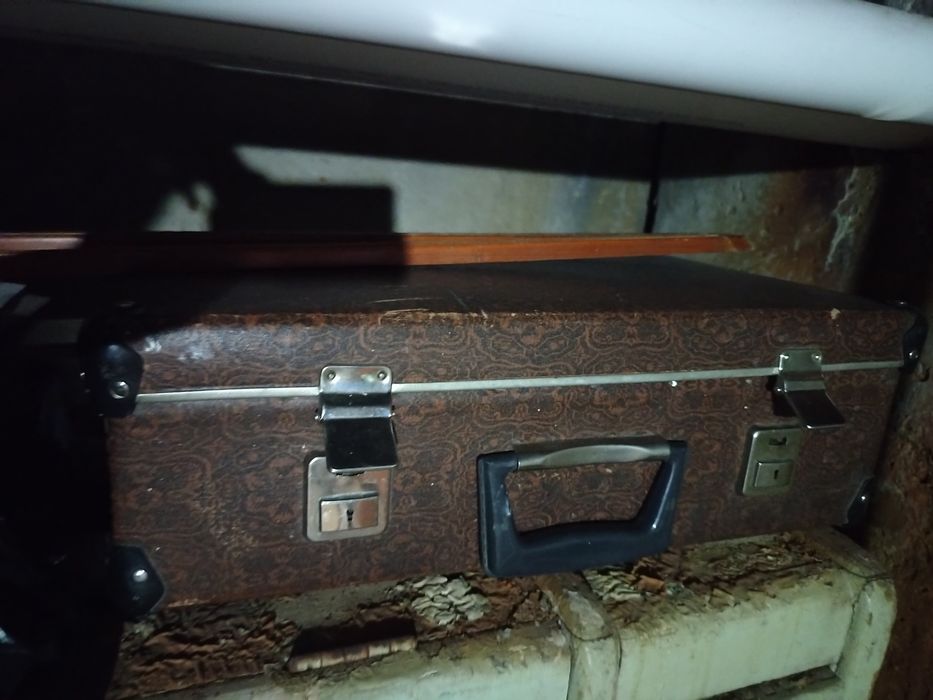 чемоданы СССР корзинка плетеная