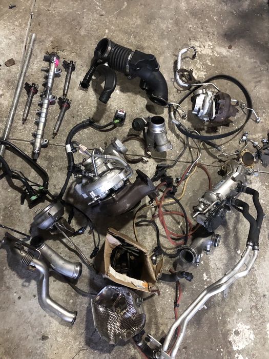 Accesorii motor BMW 740d G11 B57. Suporti motor,Fulie,termoflot etc