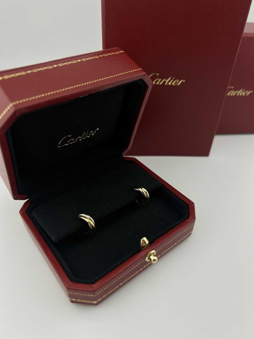 Серьги Cartier Trinity
