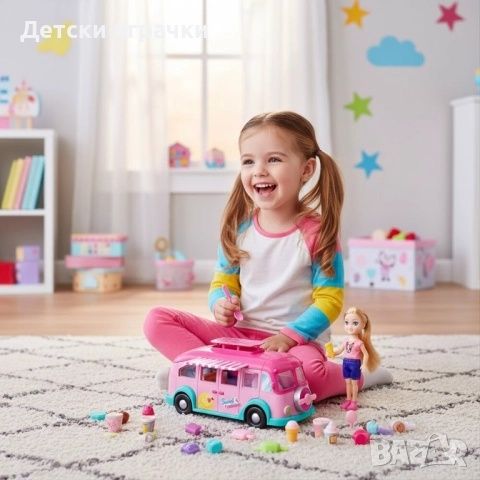 Кукла Барби с кемпер за сладолед