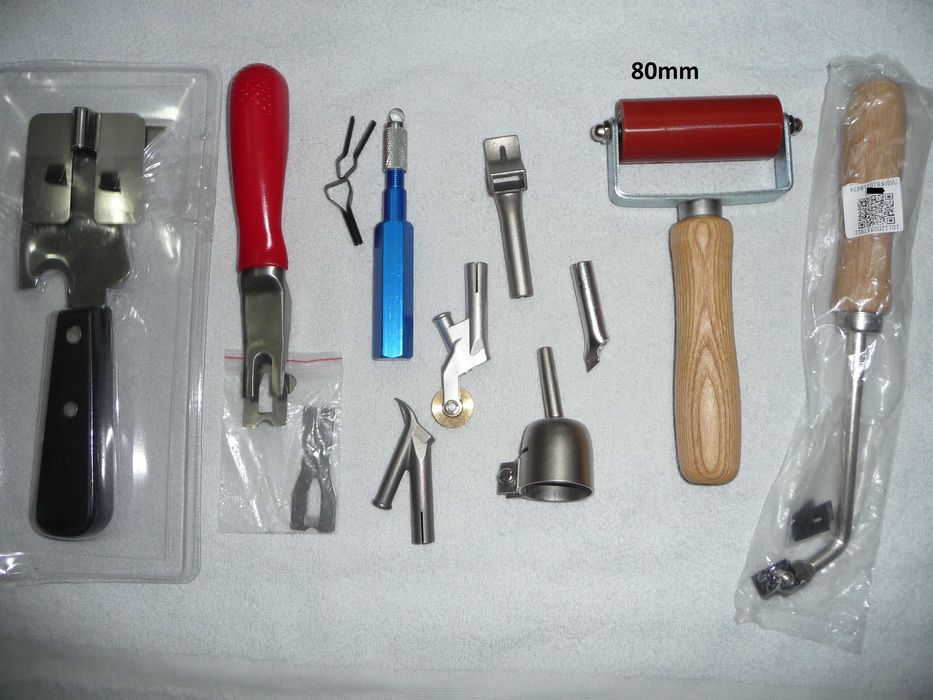 Acesori leister . duza cutit semi luna , freza .