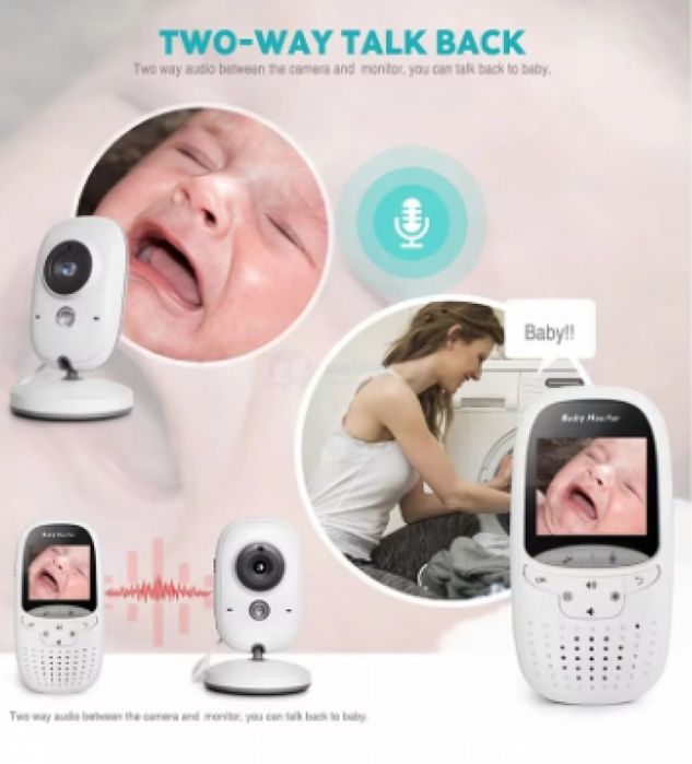 Видео бебефон с камера,2.0 инча монитор,VB602