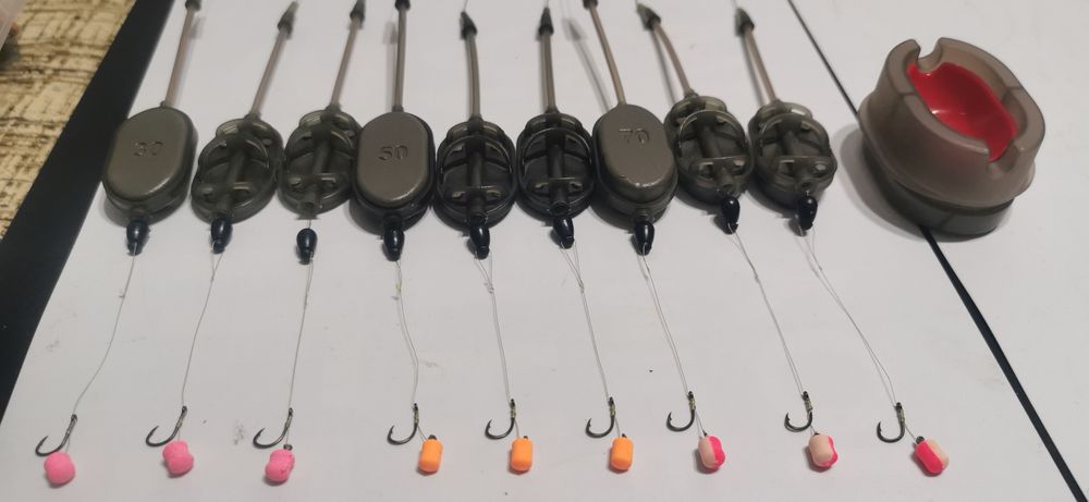 Vand set 9+1 monturi method feeder