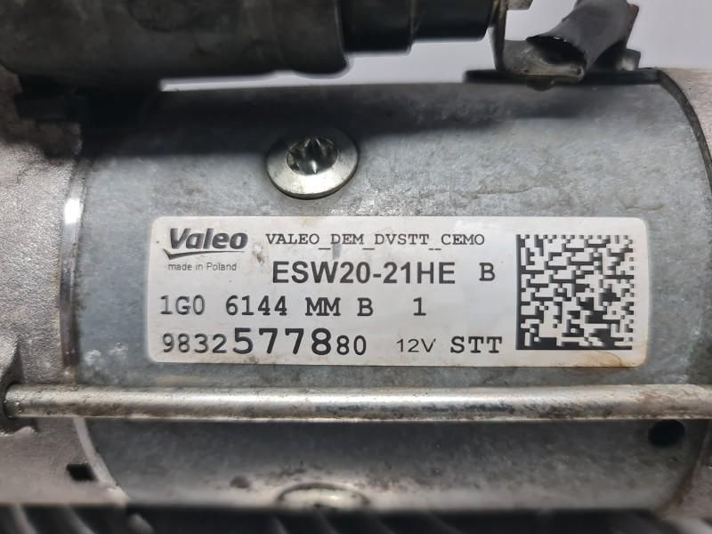 Electromotor START STOP Opel Crossland X 1.5 turbo 75 kw D15DT (DV5RD)