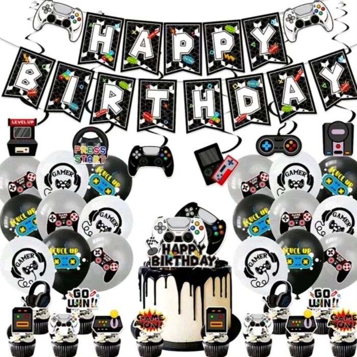 Парти сет балони Minecraft, Roblox, Game on и  Fortnite